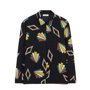 ba&sh Black‎ Top with Multicolor Accents